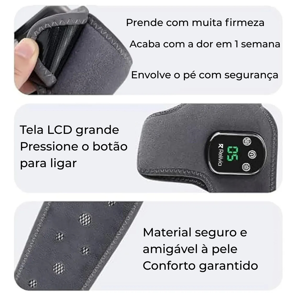 Massageador Relívia Vital Pulser 3 em 1