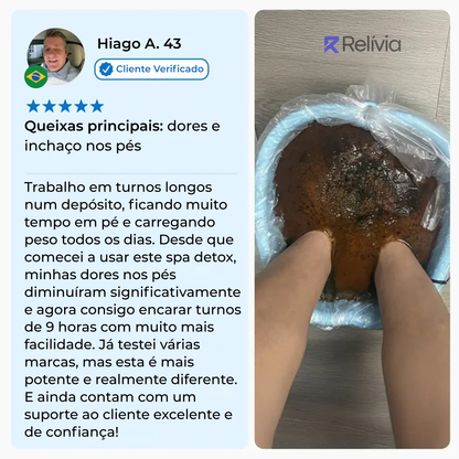 Relívia Iônico para os Pés