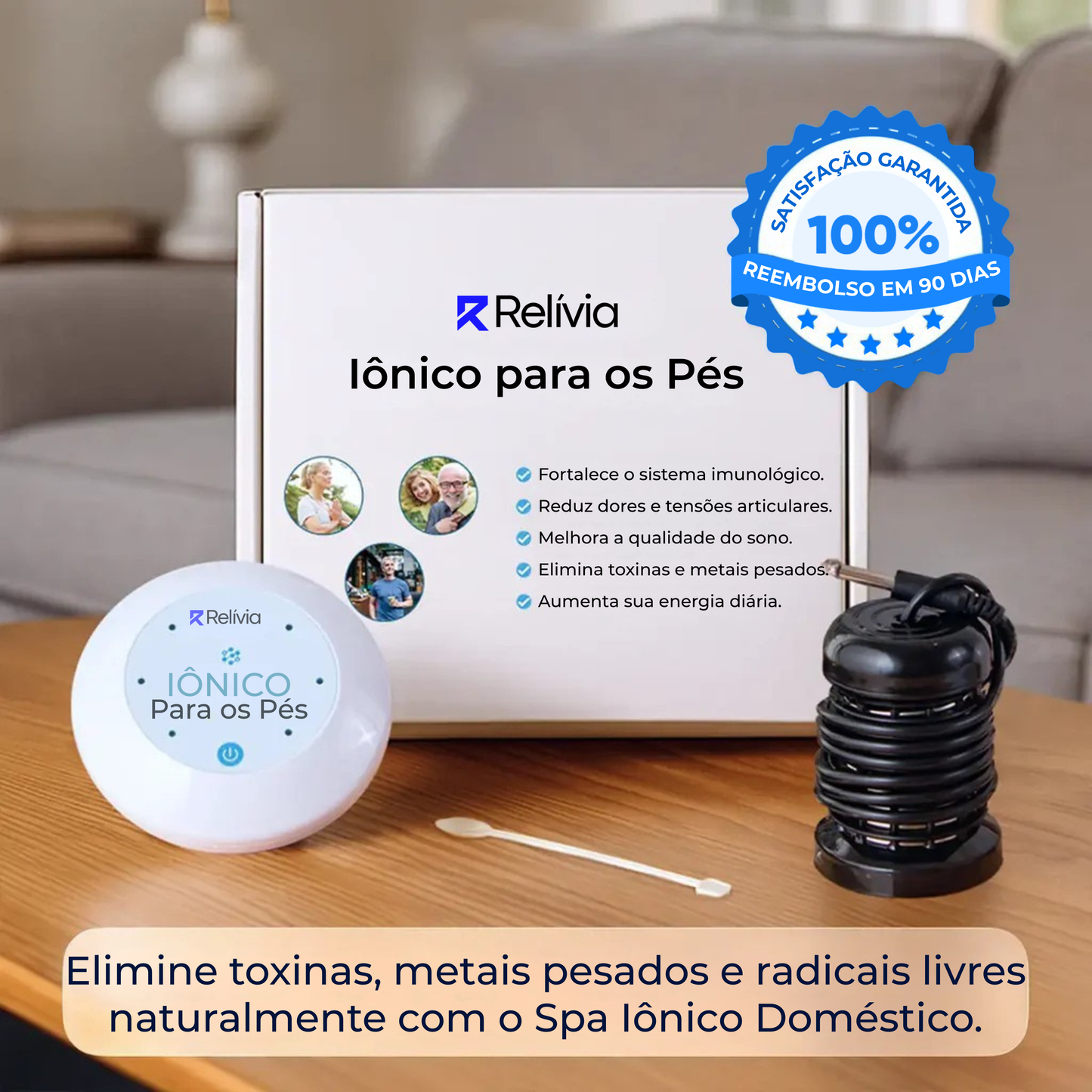 Relívia Iônico para os Pés