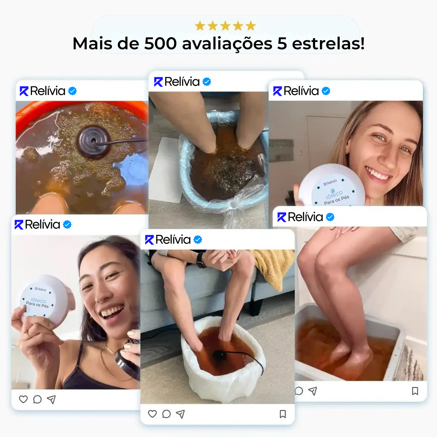 Relívia Iônico para os Pés