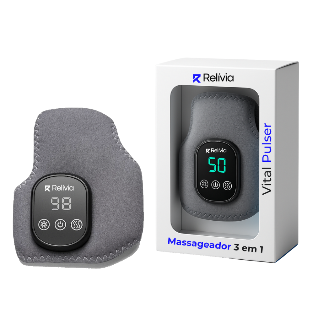 Massageador Relívia Vital Pulser 3 em 1