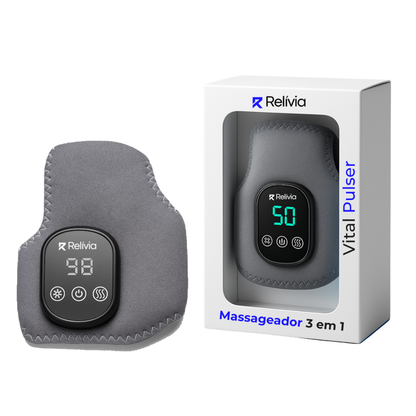 Massageador Relívia Vital Pulser 3 em 1