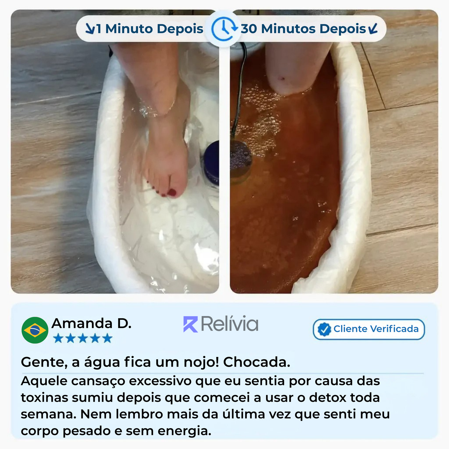 Relívia Iônico para os Pés