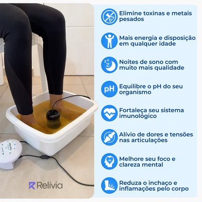 Relívia Iônico para os Pés